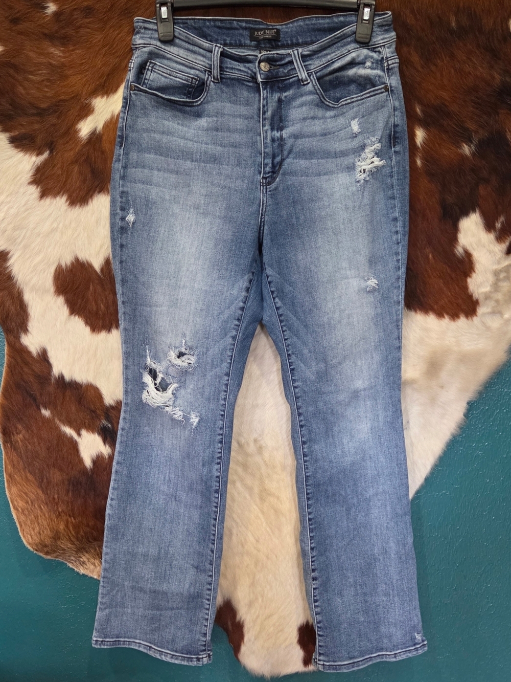 Judy Blue Light Blue Distressed  Jeans